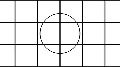 abstract background grid with circles version a 1