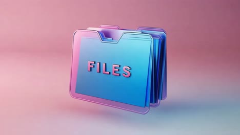 3D Rendered Folder Icon