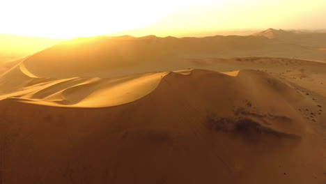 just him and the sand dunes