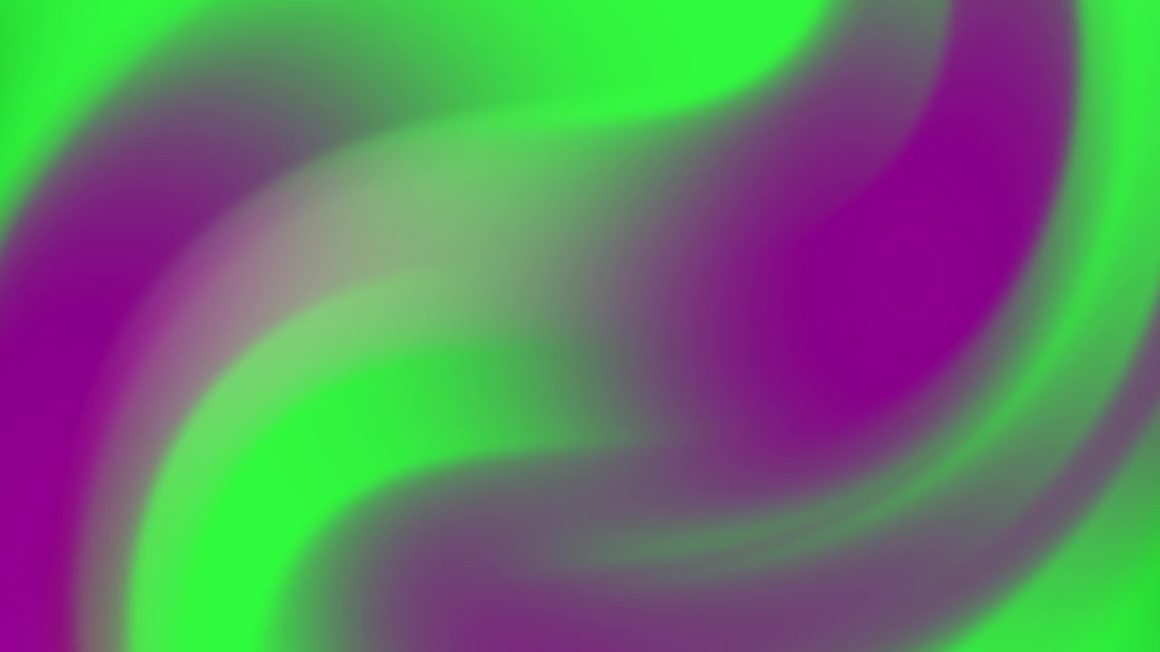 Vibrant Green and Purple Liquid Swirl Abstract Background