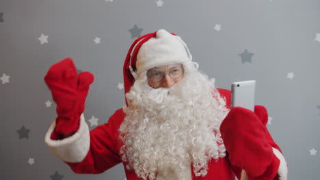 llamada de video de santa claus
