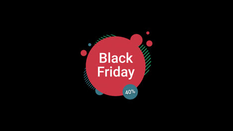 Black-Friday-Verkaufsrabatt-40-Prozent-Rabatt-Auf-Schild-Banner-Für-Werbevideo.-Verkaufsabzeichen.-Sonderangebot-Rabatt-Tags.-Jetzt-Einkaufen.