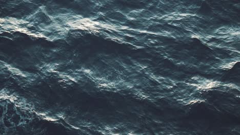 dark and stormy ocean waves