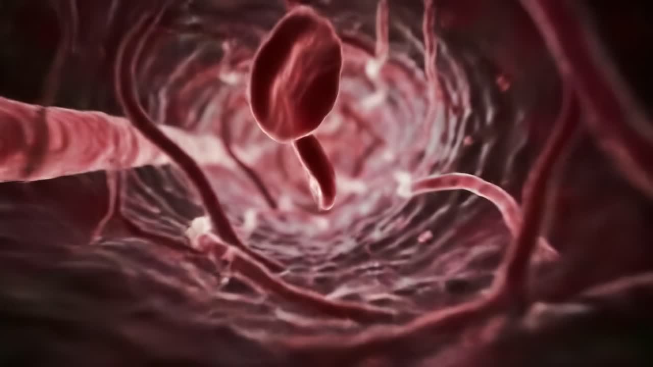 Exploring the Microscopic Journey of Blood Cells Through the Complex Network of Capillaries and Blood Vessels in the Human Circulatory System