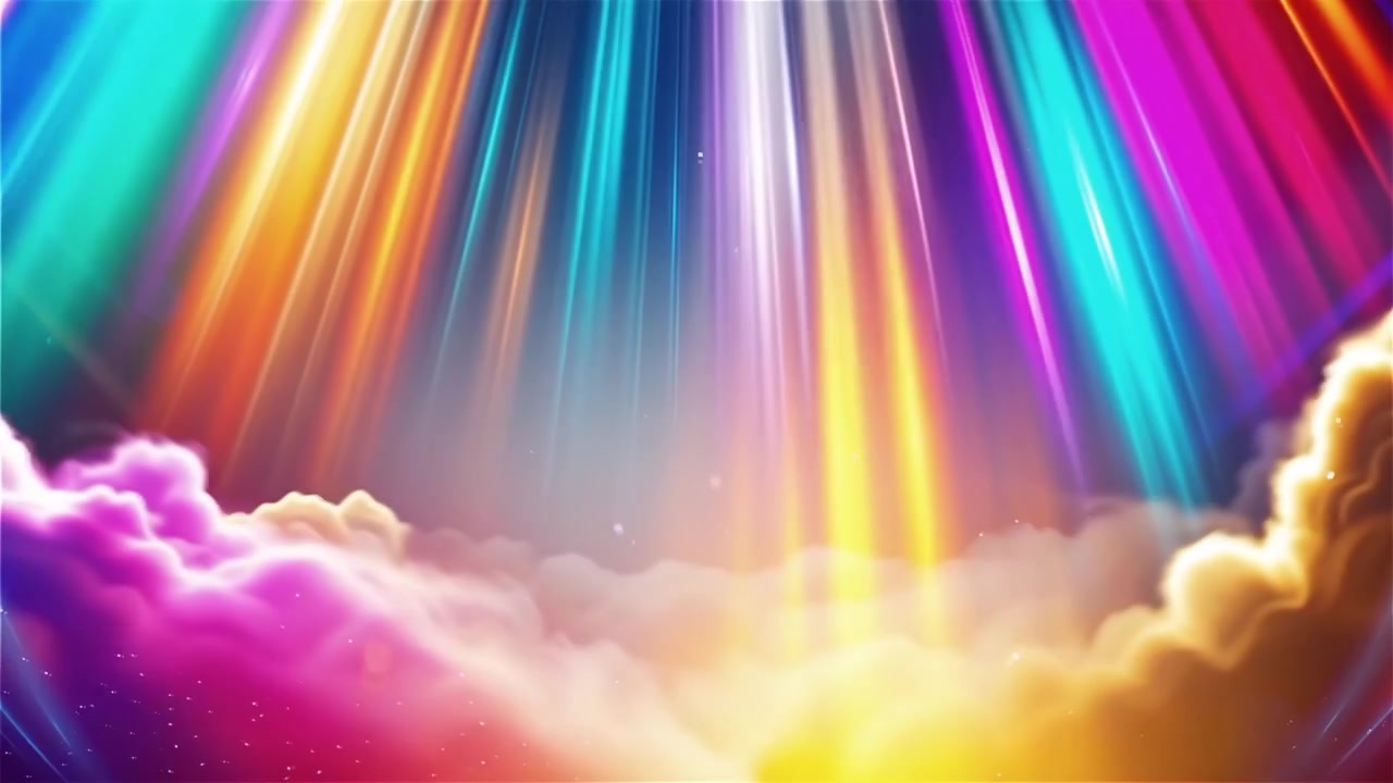 Christian Heavenly Light Worship Background