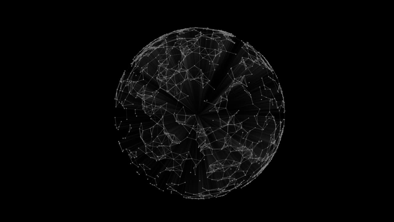 Points and Rings, abstract geometric background