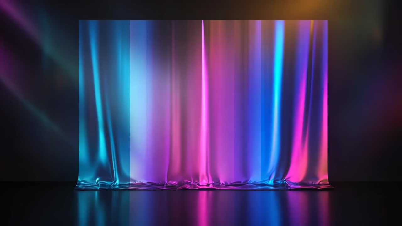 Neon Curtains Background