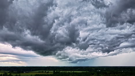 dramatic time lapse capturing heavy clouds swiftly moving across a dynamic sky scene