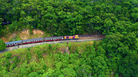 tourist attraction with kuranda scenic railway in cairns, queensland, australia