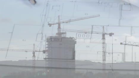 planos y borradores de edificios