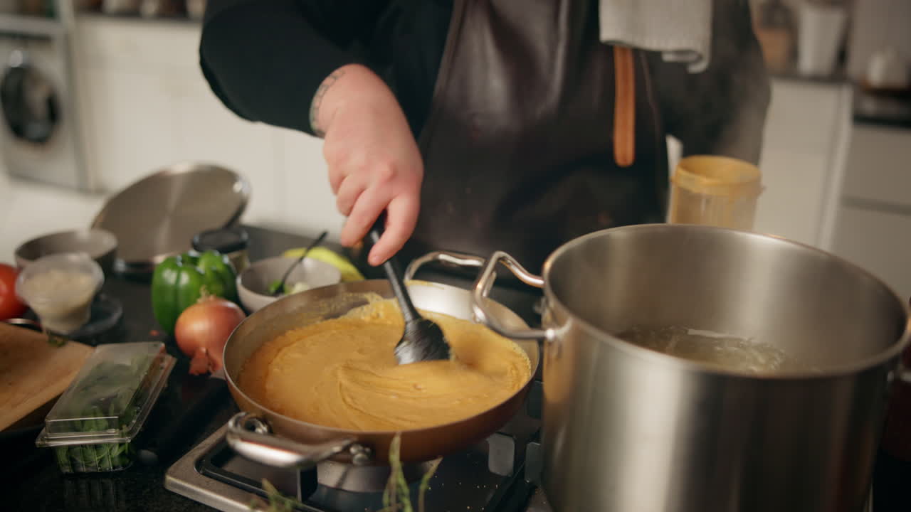Chef Cooking a Delicious Dish