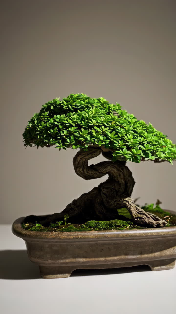 L'albero di bonsai in pentola