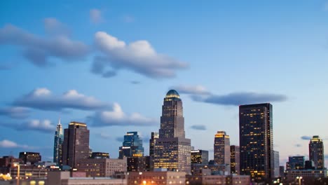 louisville skyline at dusk