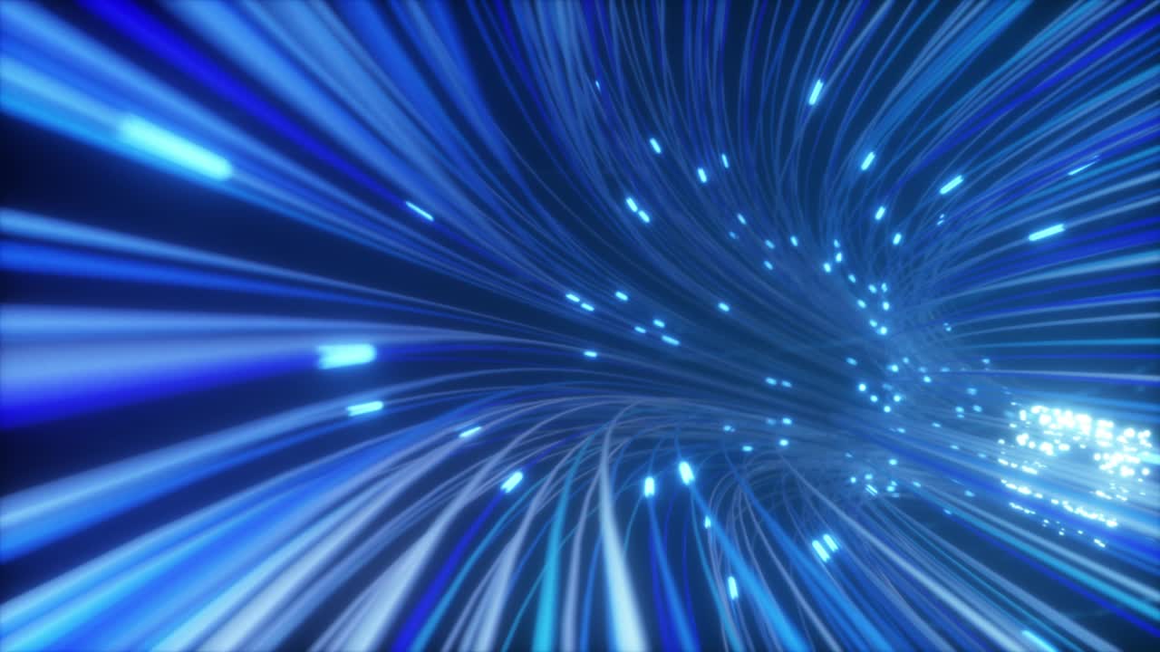 Abstract background of moving of lines for fiber optic network