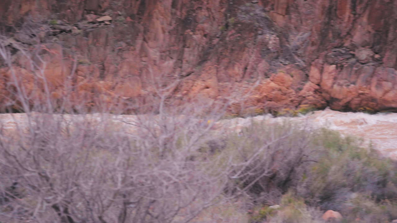 turistas haciendo rafting en el gran cañón granite rapid en arizona, ee.uu.