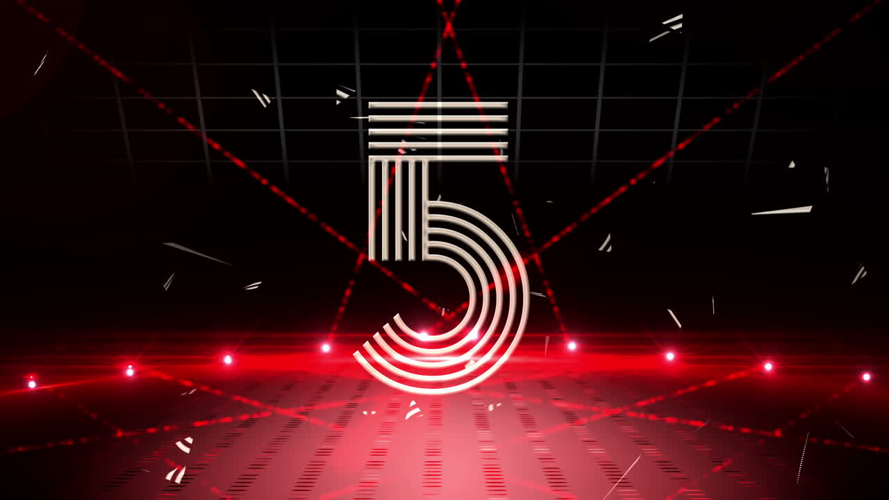 Countdown to midnight in disco style for 2015