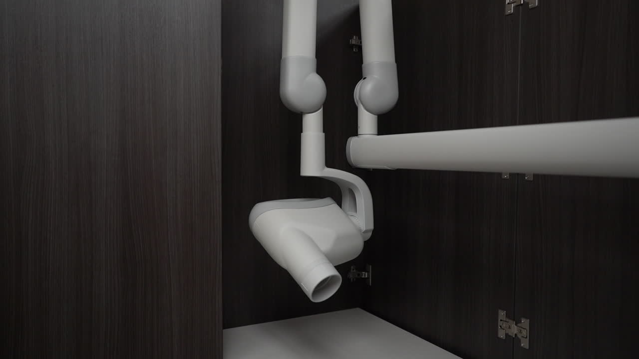 imágenes de la máquina de rayos x dental en la sala de operaciones dentales