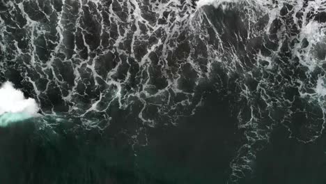 crashing waves heading to the shore