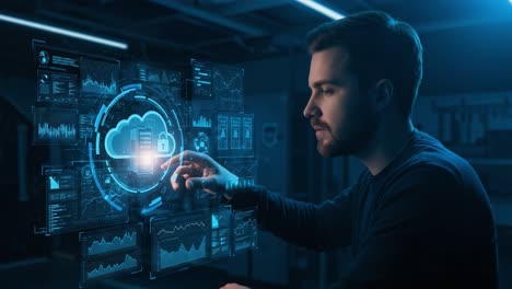 an innovative encounter with cloud technology: exploring data security and analytics through interactive visualization in a digital workspace