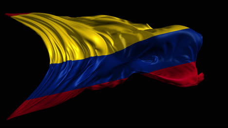 waving colombian flag