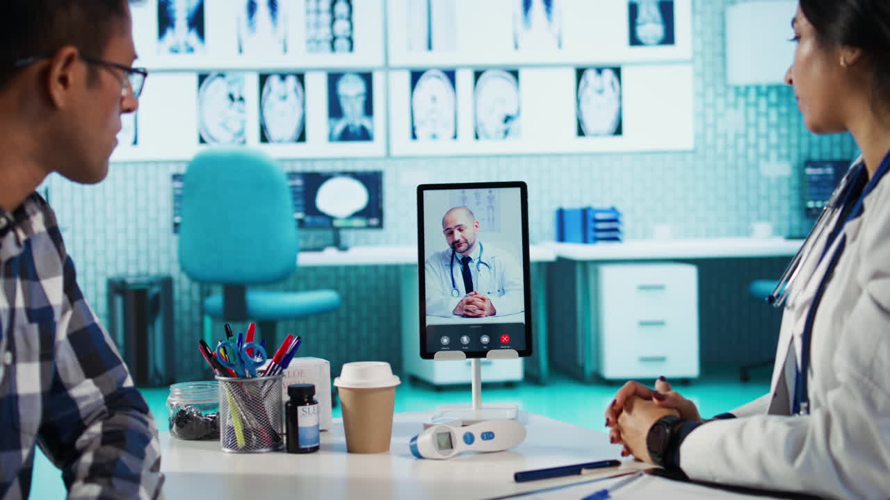 Consultazione di telemedicina con un medico