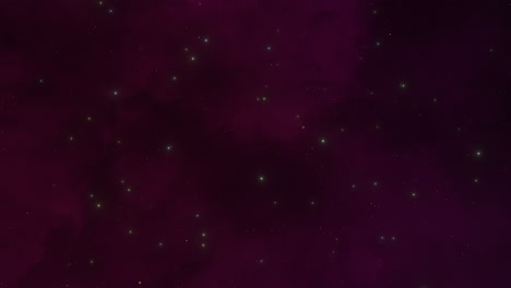 partículas de movimiento y estrellas en la galaxia 37