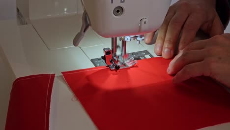 proceso de creación de colchas de patchwork - coser los bloques