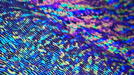 vibrant holographic ripple texture