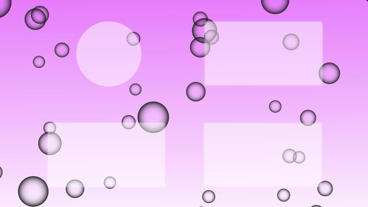 Bubble fancy end card ending screen motion graphics