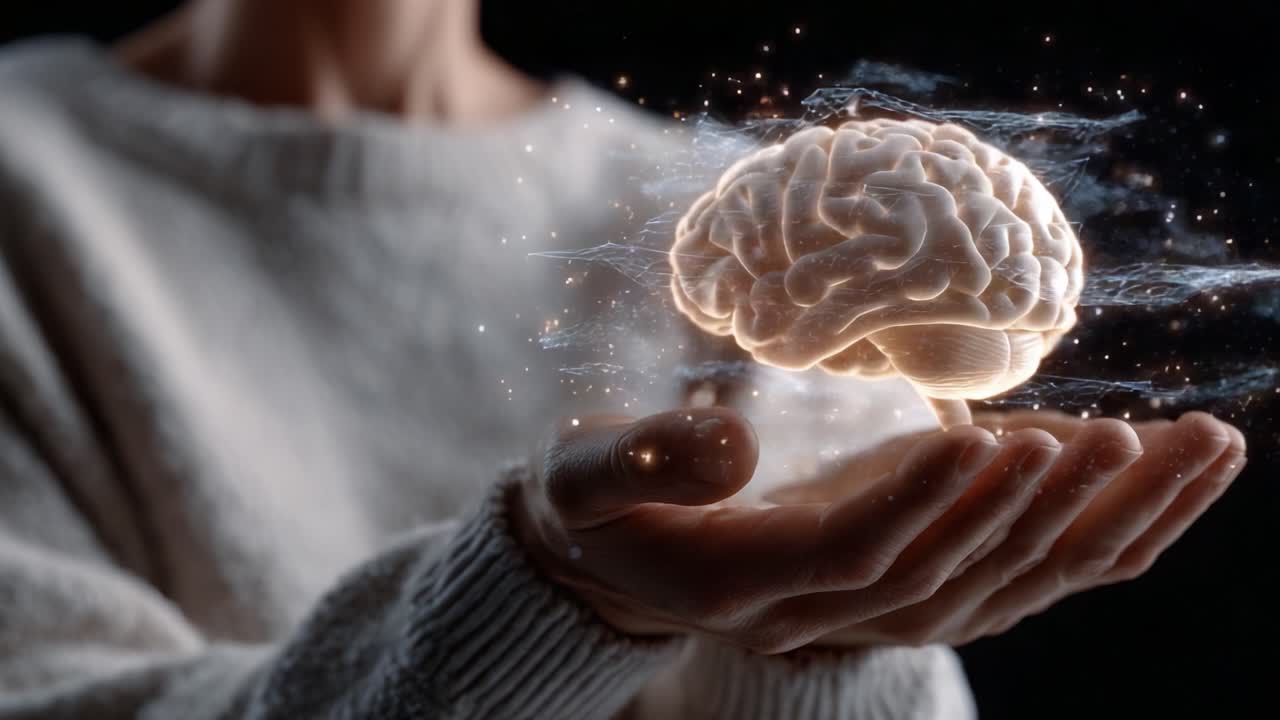 Conceptual Representation of the Human Brain: A Stunning Visualization of Cognitive Functionality and Neural Connections in an Artistic Display of Knowledge and Intelligence