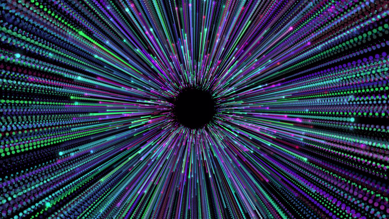 Colorful Abstract Data Explosion Background