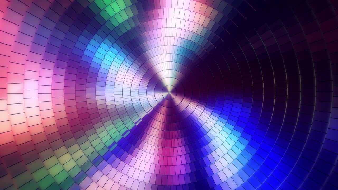 Abstract shapes colorful background loop