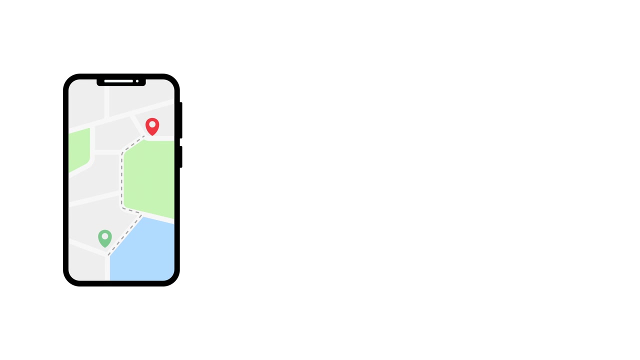 Animated Map Navigation on a Smartphone Screen