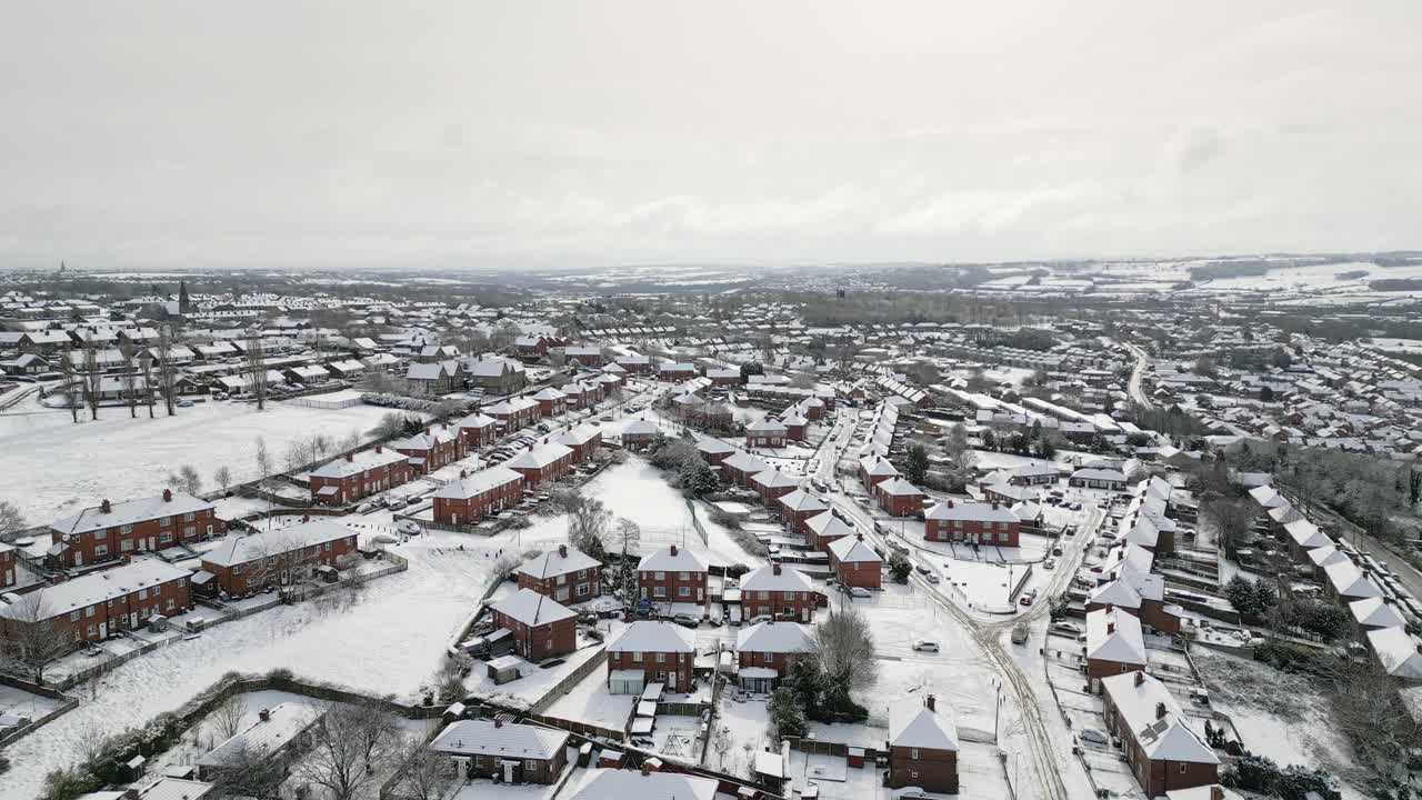 도시 겨울 풍경
