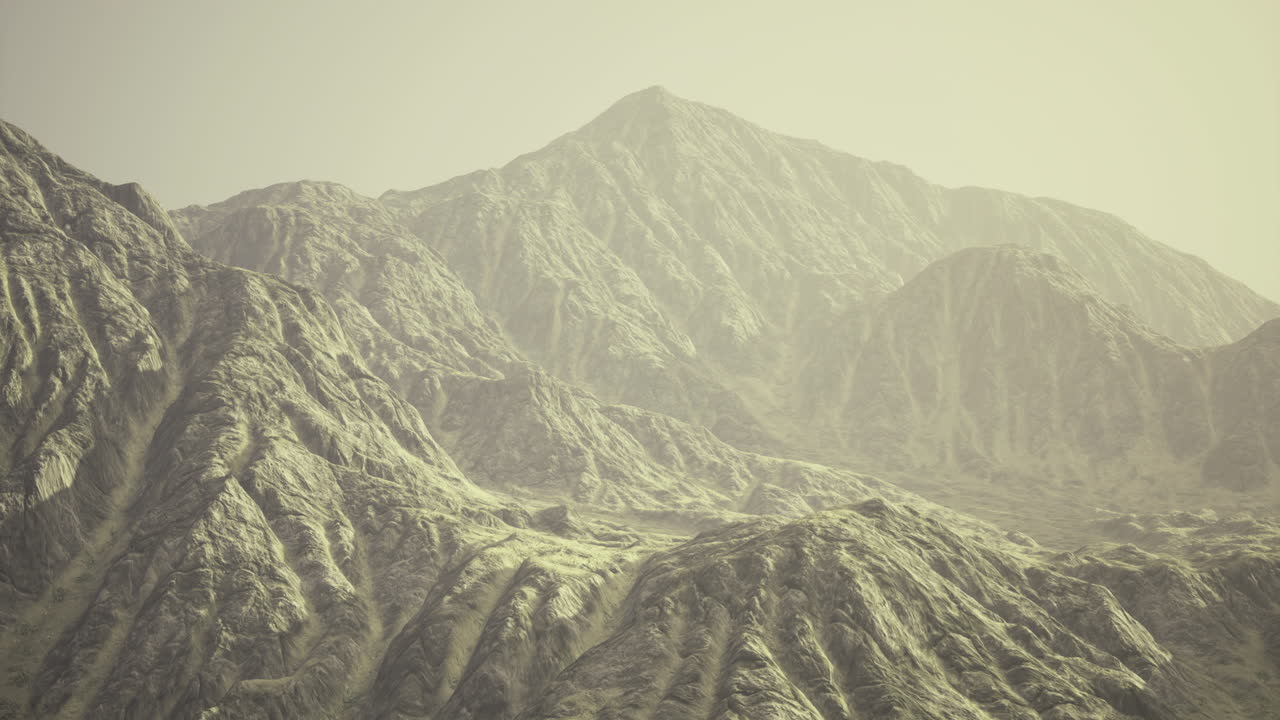 Majestic mountain landscape bathed in warm sunlight during golden hour