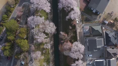 Biwako-Canal,-Otsu-city-in-Shiga-Japan