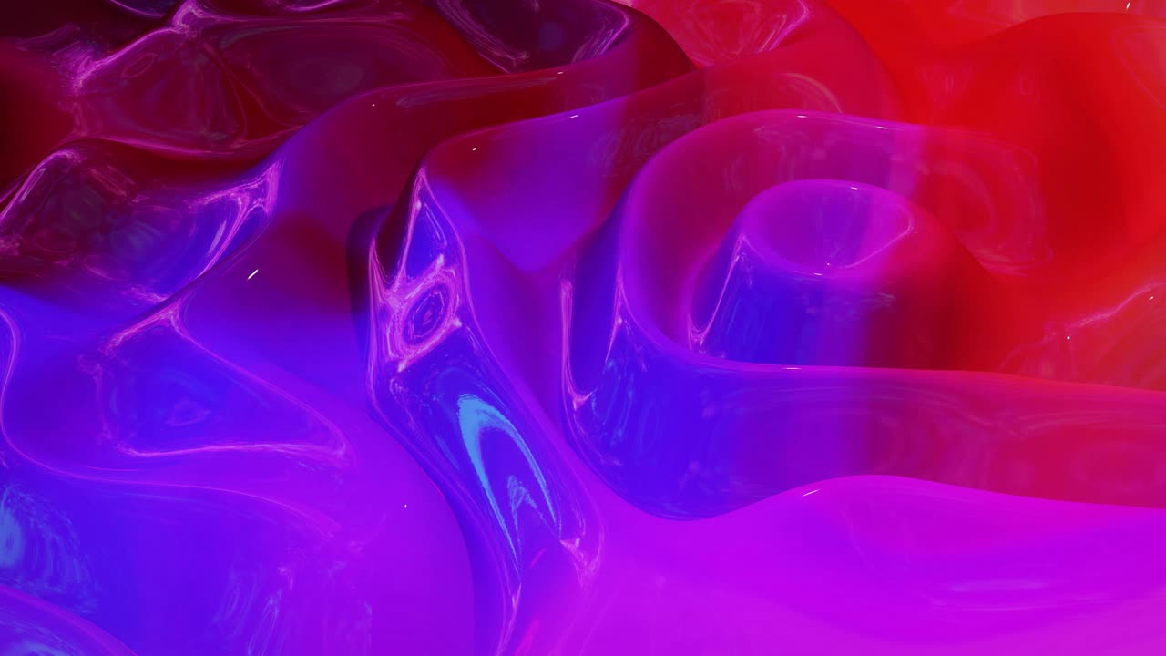 fondo fluido abstracto en bucle estilo de mármol multicolor. hermosa superficie ondulada brillante de líquido con patrón, color de gradiente y ondas de flujo en él. bg creativo brillante con animación suave y suave.