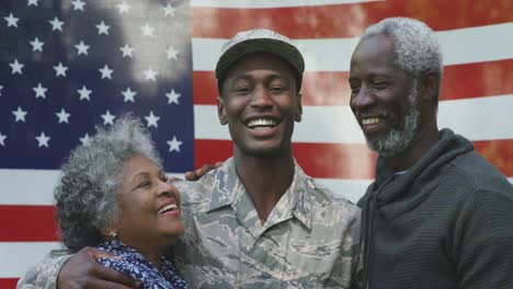 Retrato-De-Soldado-Con-Sus-Padres