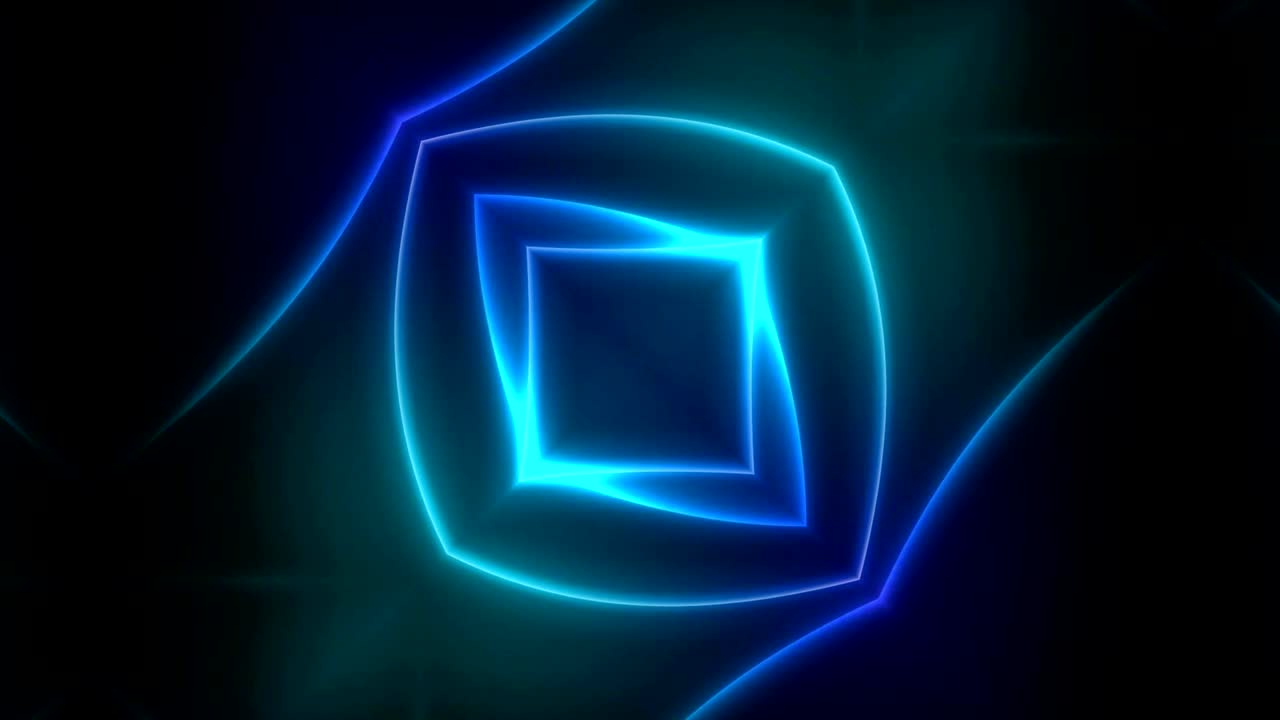 las partículas mágicas anillo fondo abstracto, animación, renderización, bucle