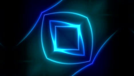 las partículas mágicas anillo fondo abstracto, animación, renderización, bucle