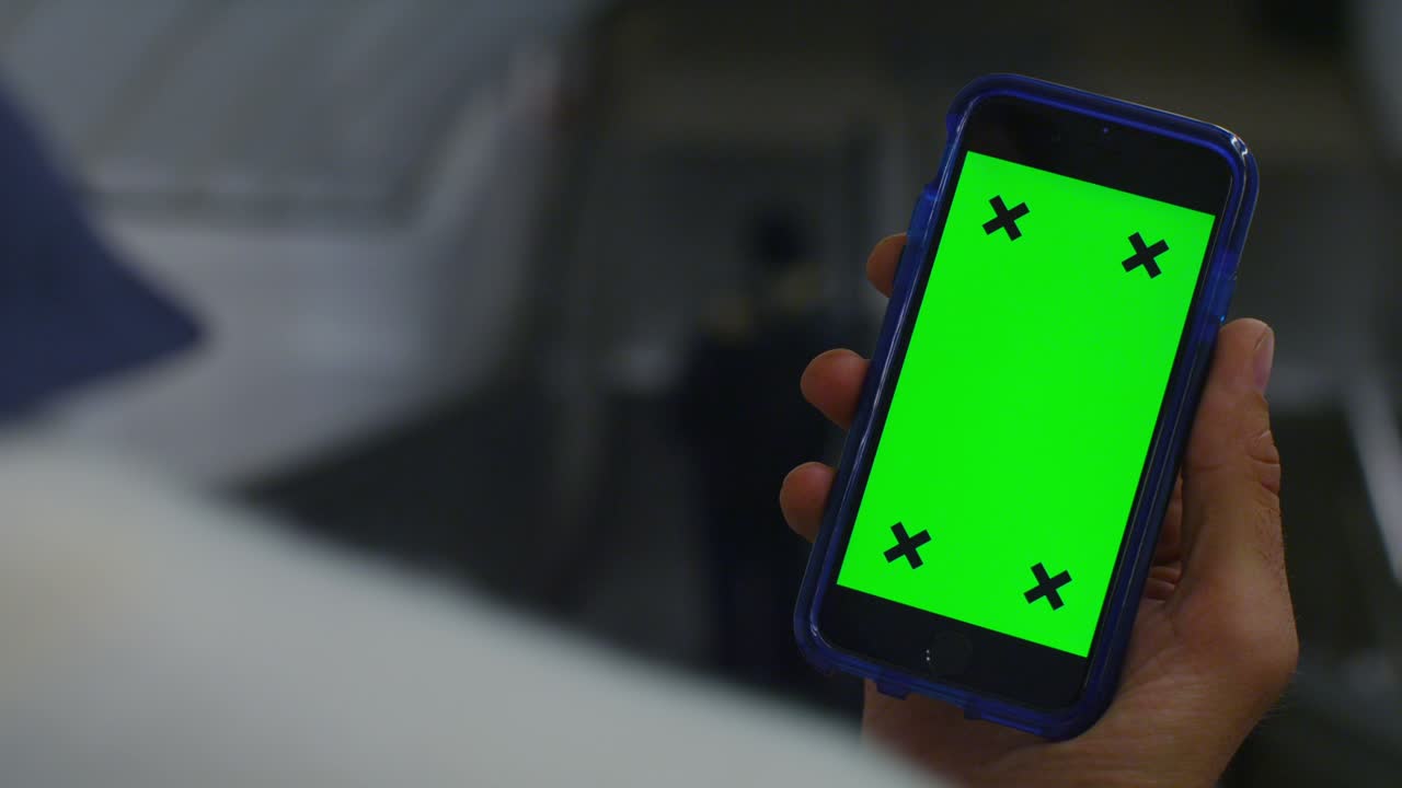 Cell Phone Screen App in Street