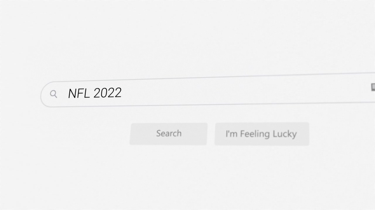 Ricerca di NFL 2022 nel browser web