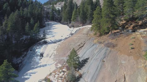 Aerial-footage-from-Helen-Hunt-Falls-recreational-area-near-Colorado-Springs-Colorado