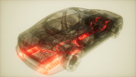 sistema de escape visible en el coche