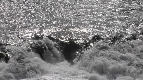 Water-Tumbles-Over-Rocks-In-A-Río