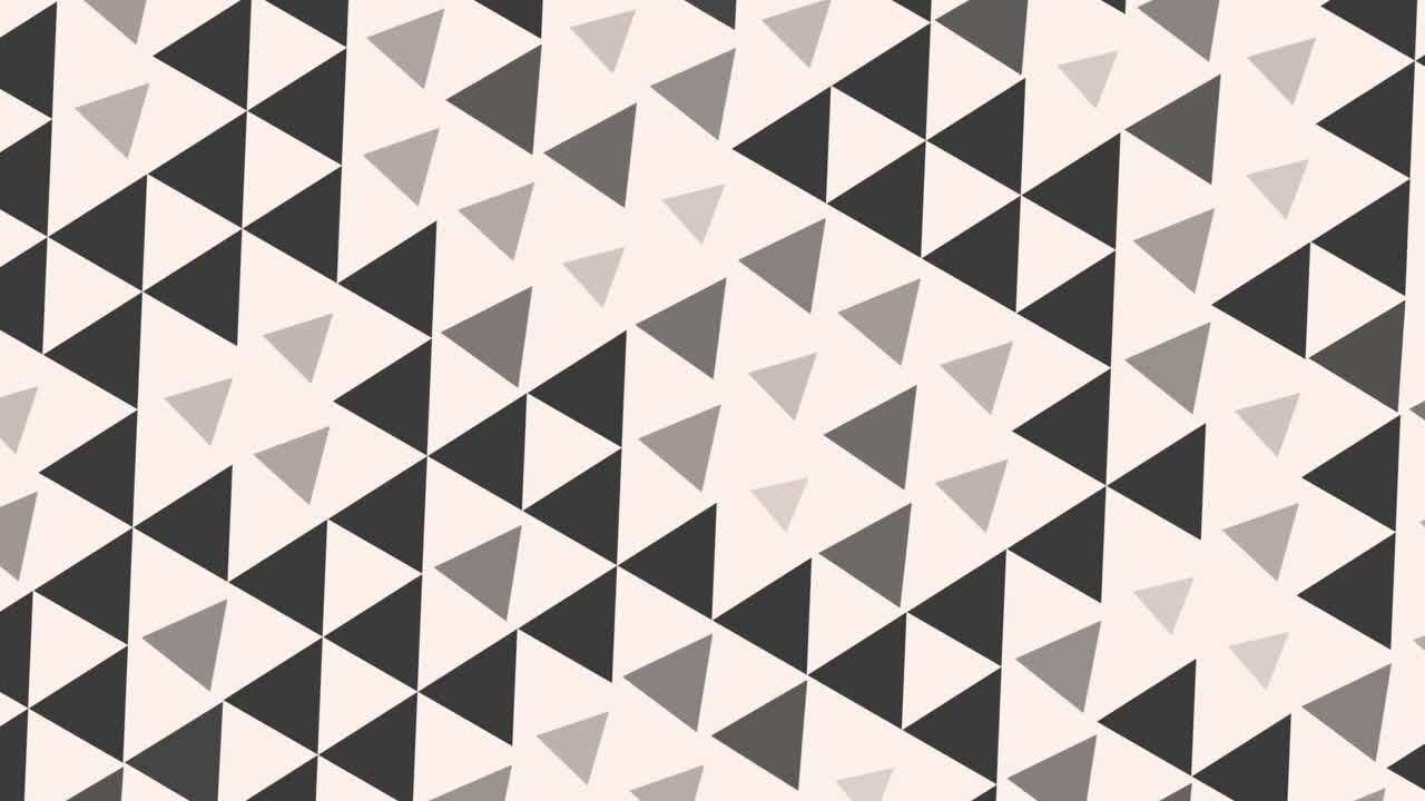 Motion geometric white and black triangles abstract simple background