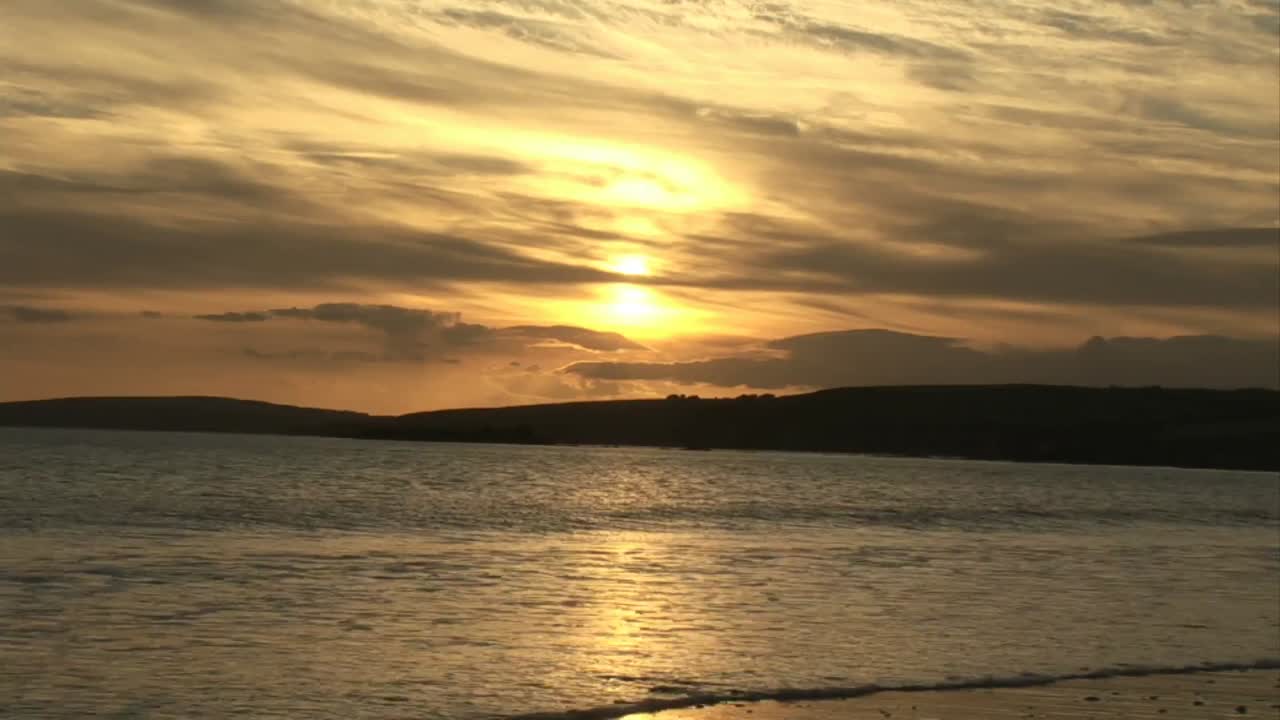 Qué hermoso atardecer.