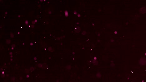 partículas brillantes y brillantes con bokeh