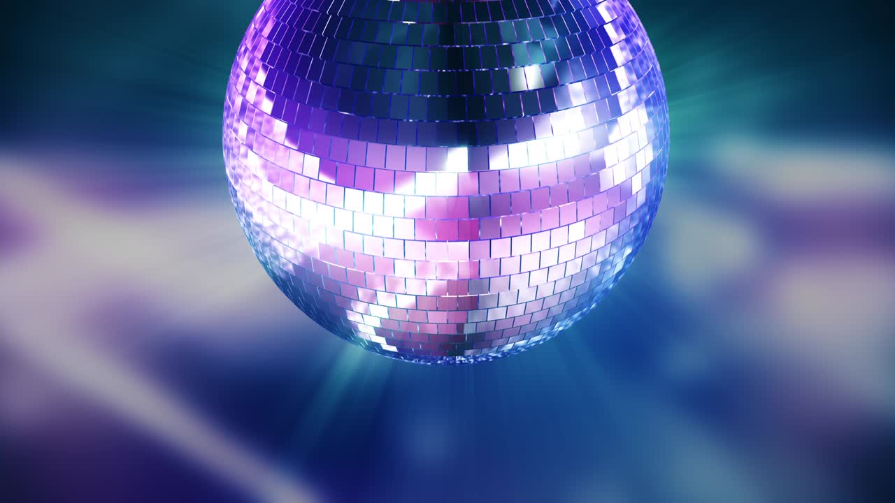 animación del fondo de la pelota de discoteca