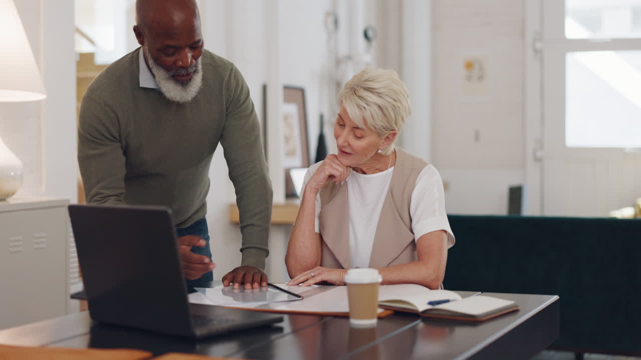 Business people, documents